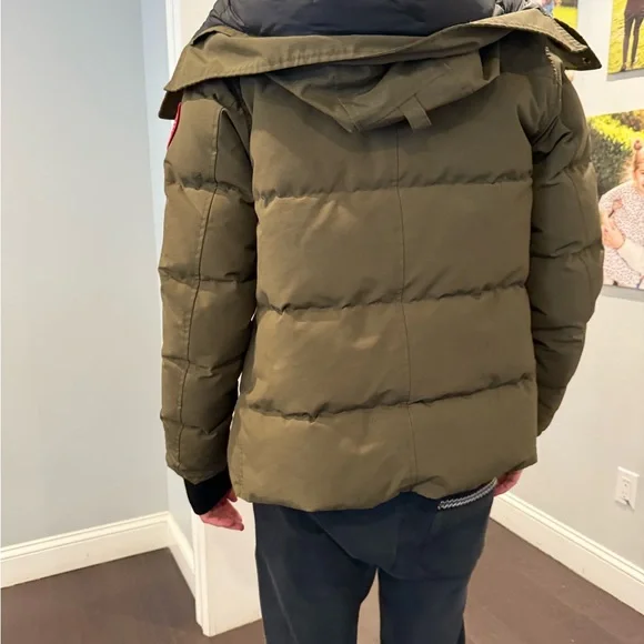 Canada Goose Khaki Puffer Jacket - Picture 2 of 3